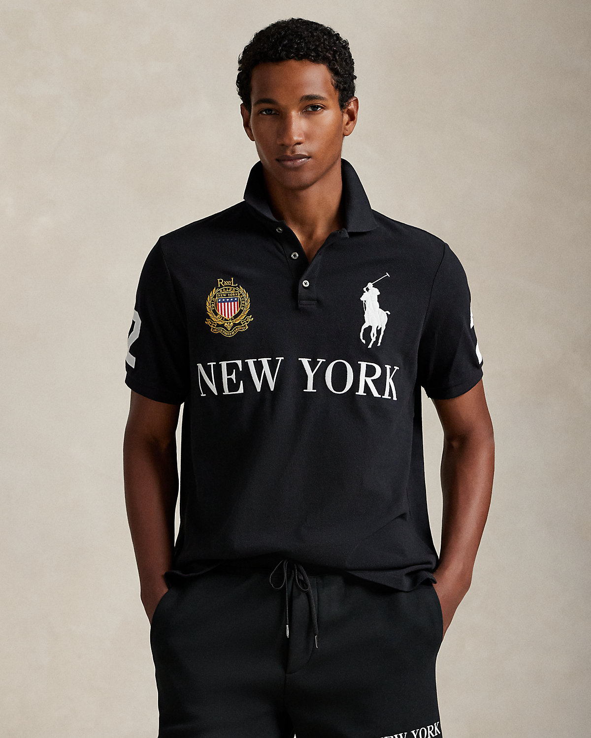 Classic Fit New York Mesh Polo