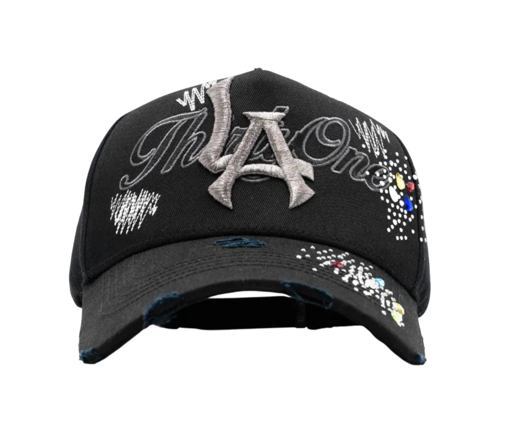This One LA Rhinestone Trucker