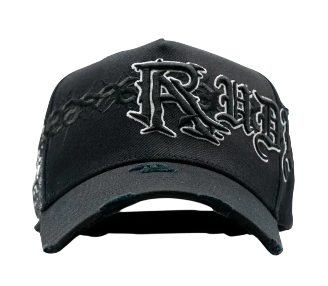 Rude Jesus Tonal Distressed Cap