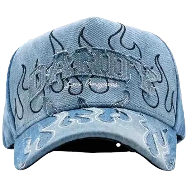 Dandy Los Angeles Denim Flames Cap